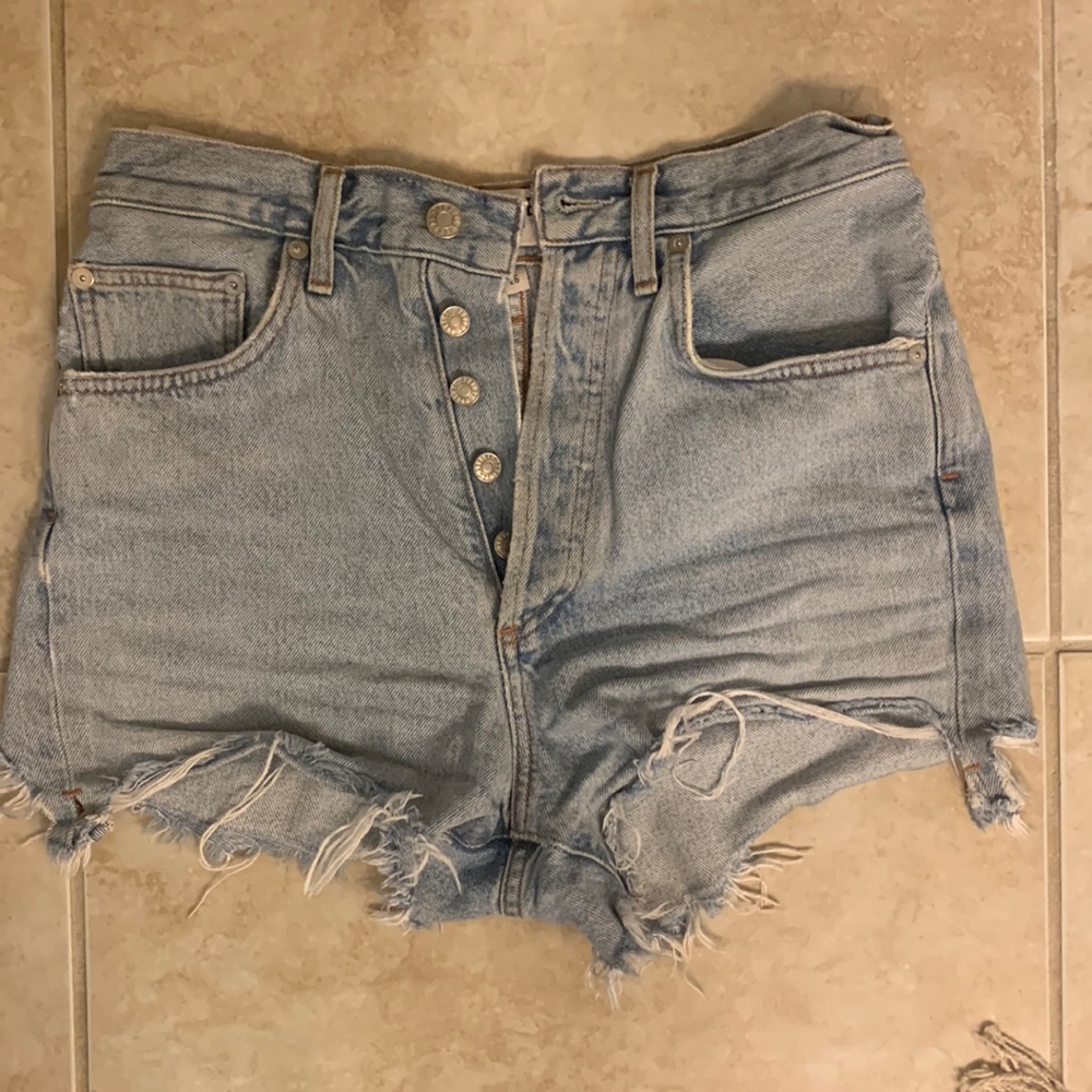 Agolde Dee shorts in color digit